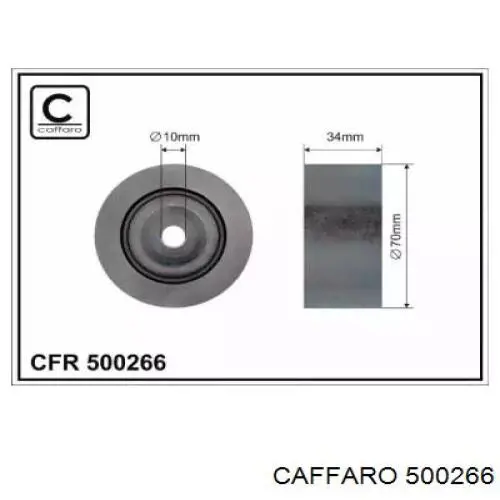 Паразитный ролик 500266 Caffaro