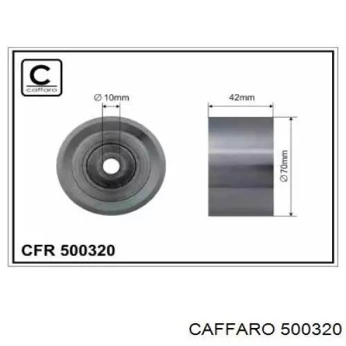 Паразитный ролик ГРМ 500320 Caffaro