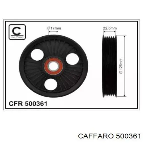 Паразитный ролик 500361 Caffaro