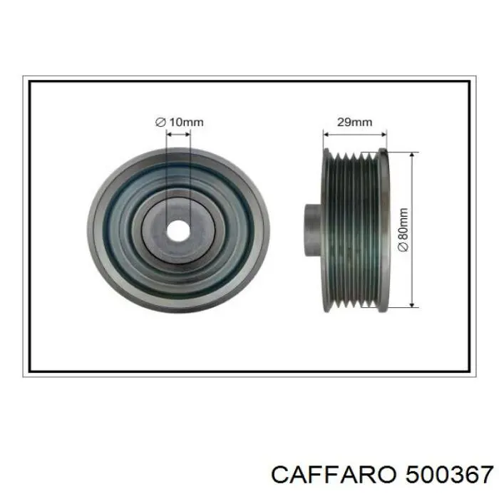 Паразитный ролик 500367 Caffaro