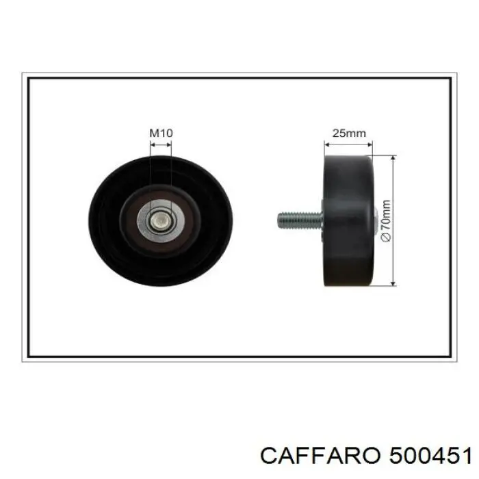 Паразитный ролик 500451 Caffaro