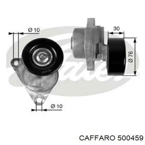 Паразитный ролик приводного ремня Caffaro 500459 цена, от 30.40 USD