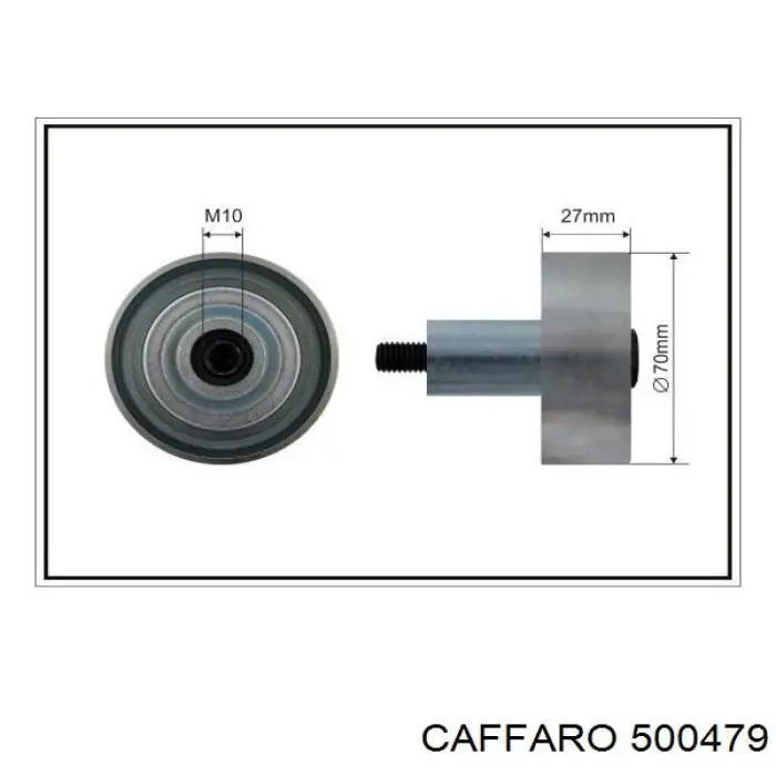 Паразитный ролик 500479 Caffaro