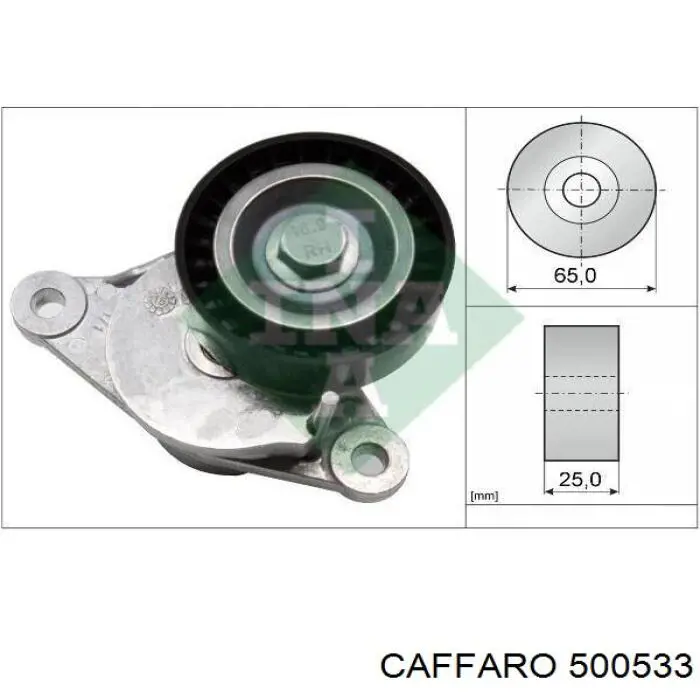 500533 Caffaro натяжной ролик