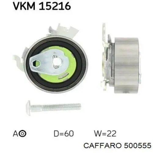 Натяжной ролик Caffaro 500555 цена, от 9.09 USD