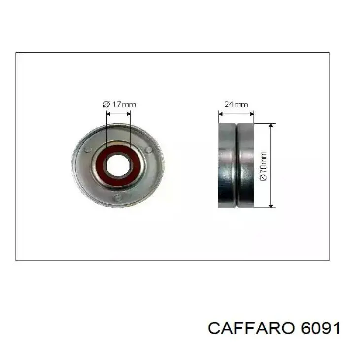 6091 Caffaro натяжной ролик