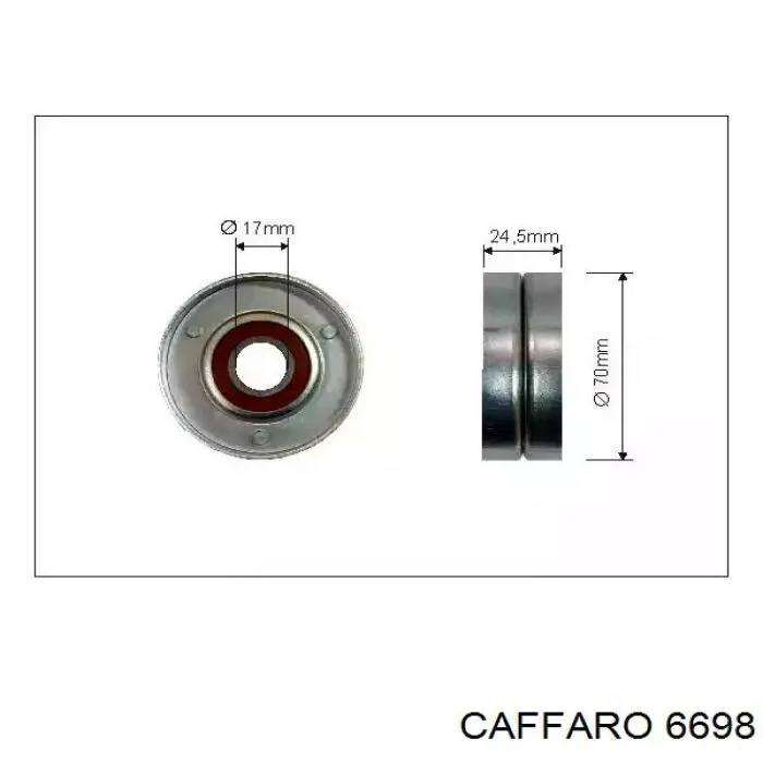 CFR66-98 Caffaro натяжной ролик