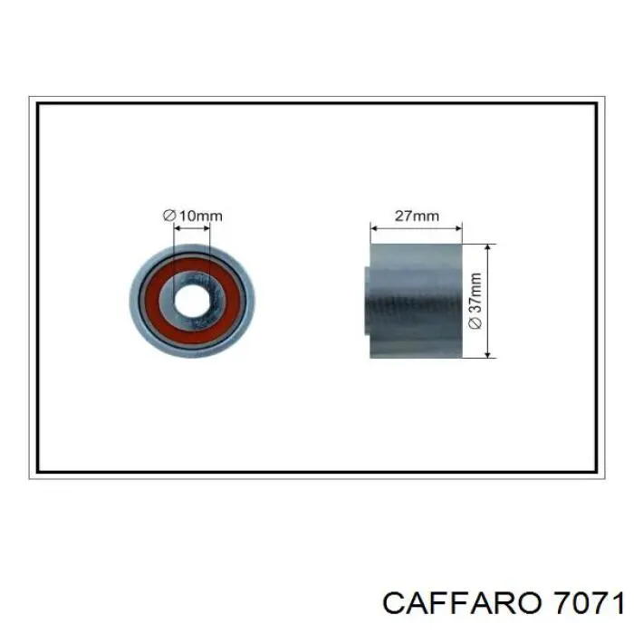 Паразитный ролик 7071 Caffaro