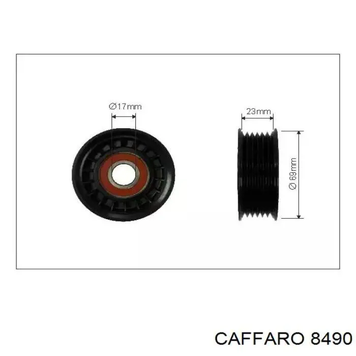 8490 Caffaro натяжной ролик