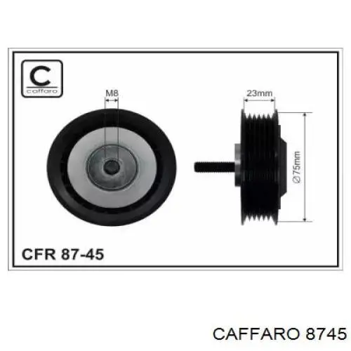 Паразитный ролик 8745 Caffaro