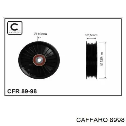 8998 Caffaro паразитный ролик