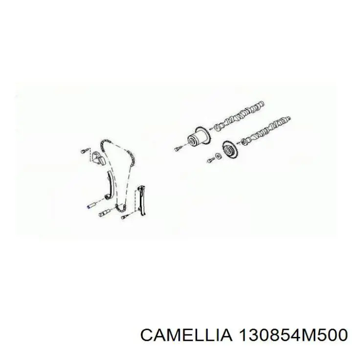 130854M500 Camellia успокоитель цепи грм
