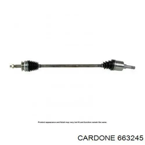 663245 Cardone полуось (привод передняя правая)