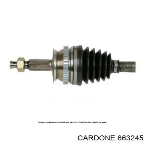 663245 Cardone Полуось передняя, правая