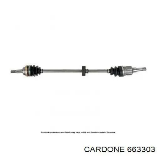 663303 Cardone Полуось передняя, правая