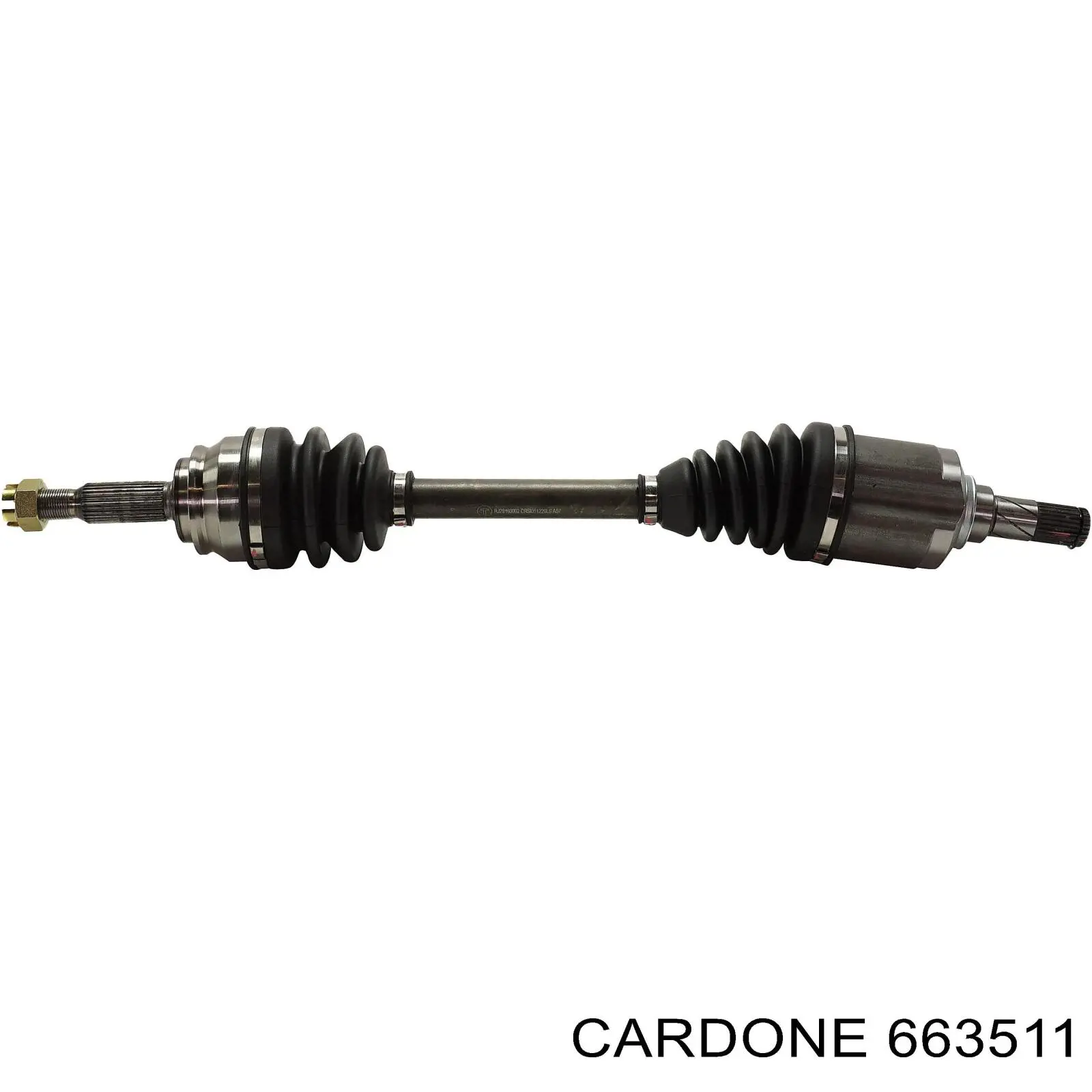 663511 Cardone Полуось передняя левая