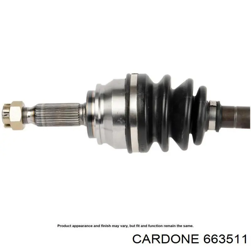 663511 Cardone полуось (привод передняя левая)