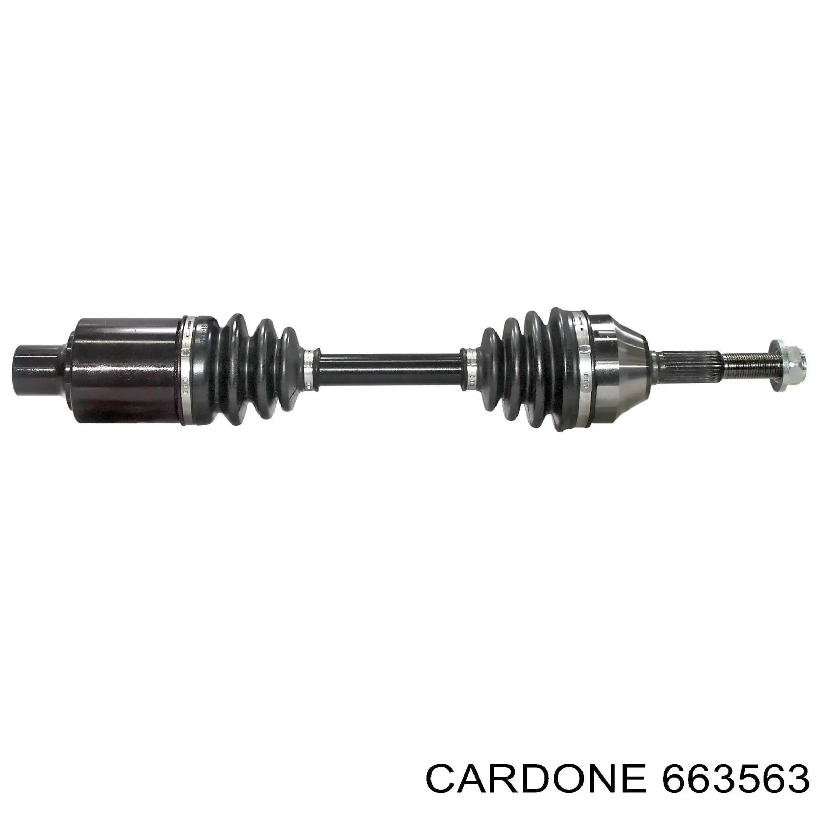 663563 Cardone полуось (привод передняя левая)