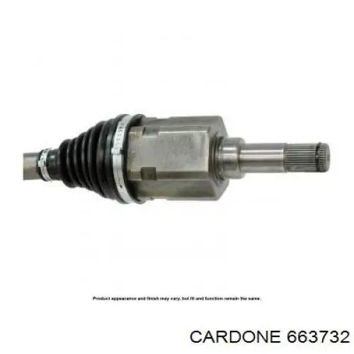663732 Cardone Полуось передняя левая