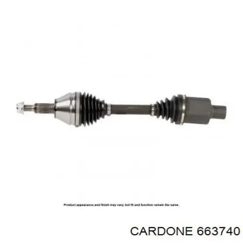 Полуось (привод) передняя Cardone 663740 цена, от 102.74 USD