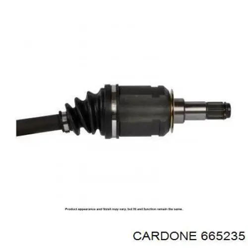 Полуось передняя 665235 Cardone