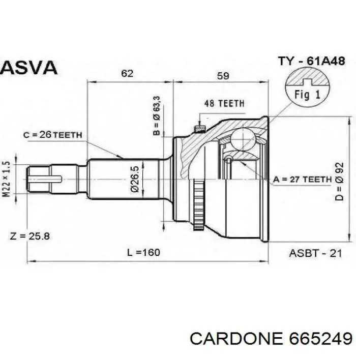 Купить Правая полуось Лексус РХ 300/330/350/400H U3