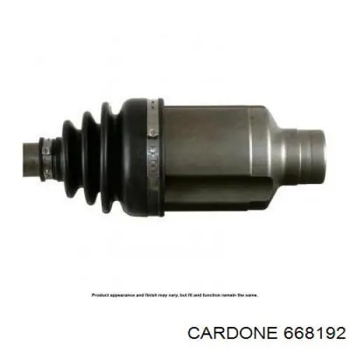 668192 Cardone полуось (привод передняя левая)
