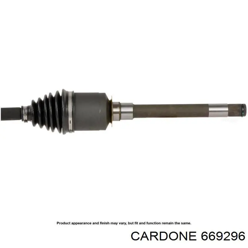 669296 Cardone полуось (привод передняя правая)