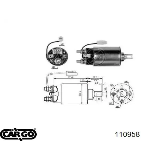 Купить 110958 Cargo Стартер
