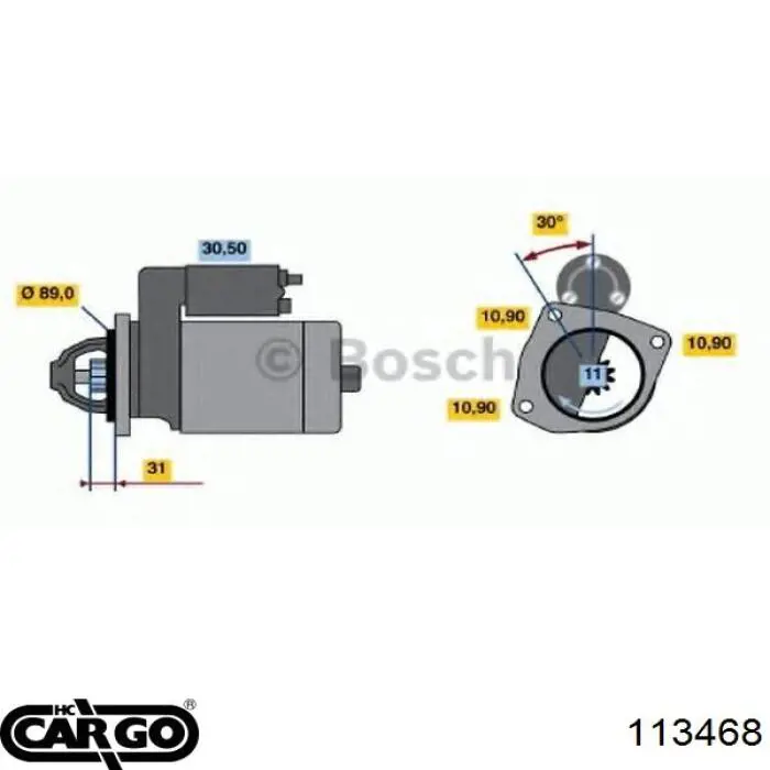 Стартер MS356 Mahle Original
