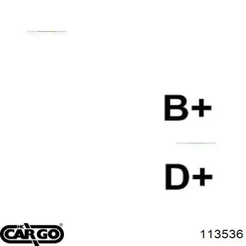 Автомобильный генератор Cargo 113536 цена, от 104.12 USD