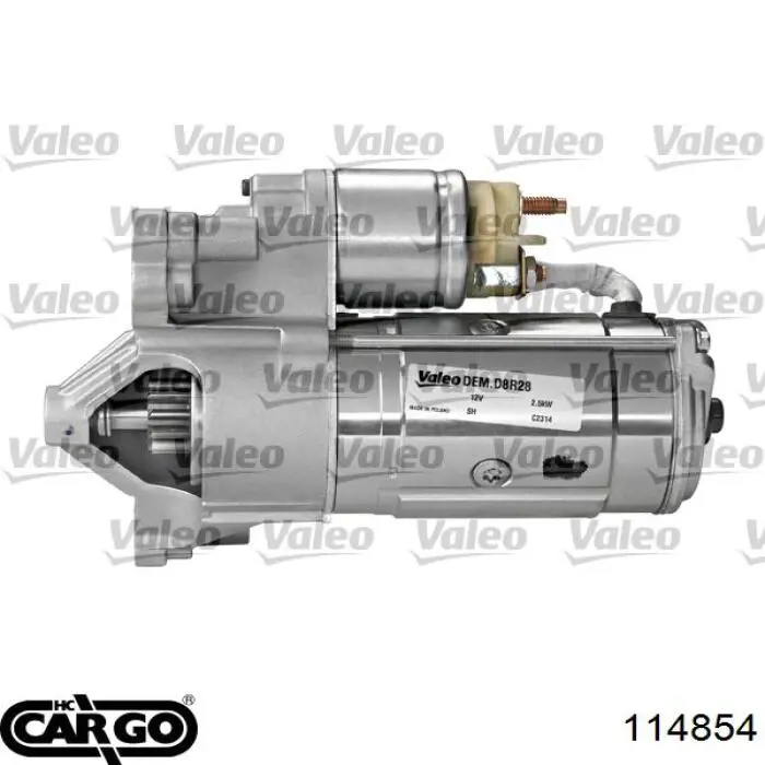 Motor de arranque 114854 Cargo