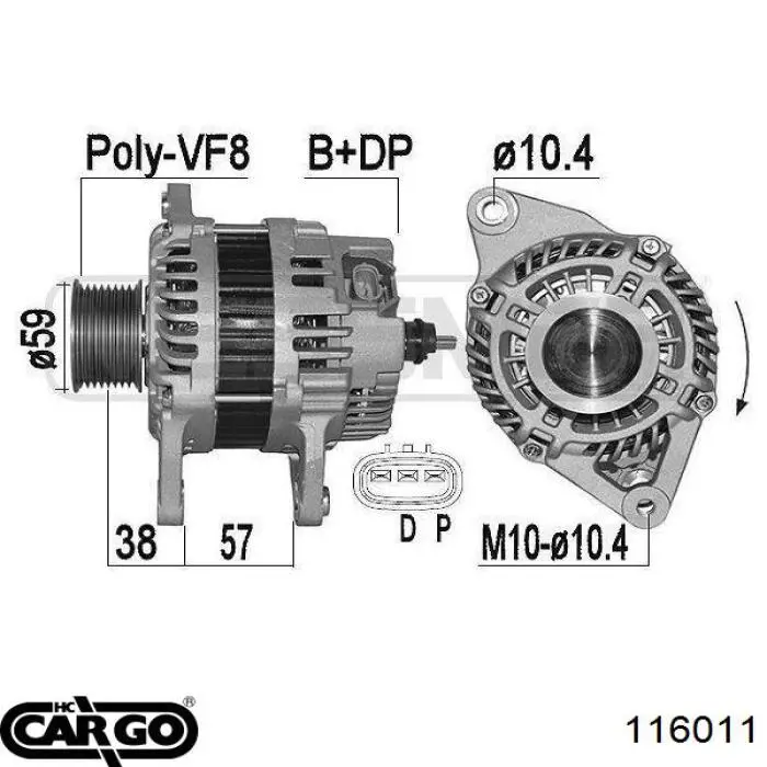 Генератор 116011 Cargo