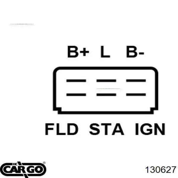 130627 Cargo реле-регулятор генератора (реле зарядки)