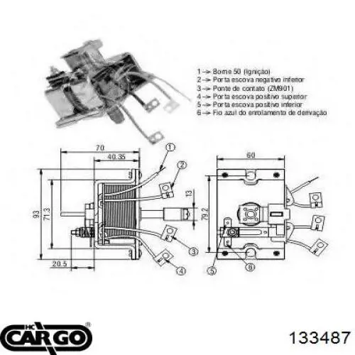SS0032P AS/Auto Storm Тяговое реле стартера
