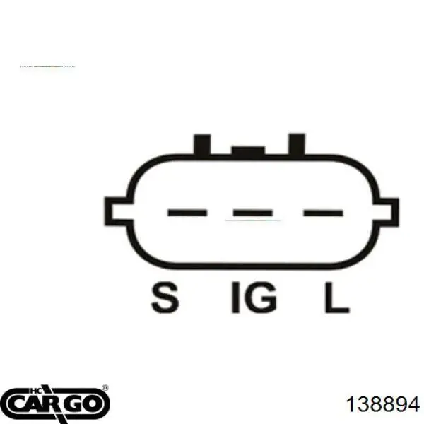 138894 Cargo реле-регулятор генератора (реле зарядки)