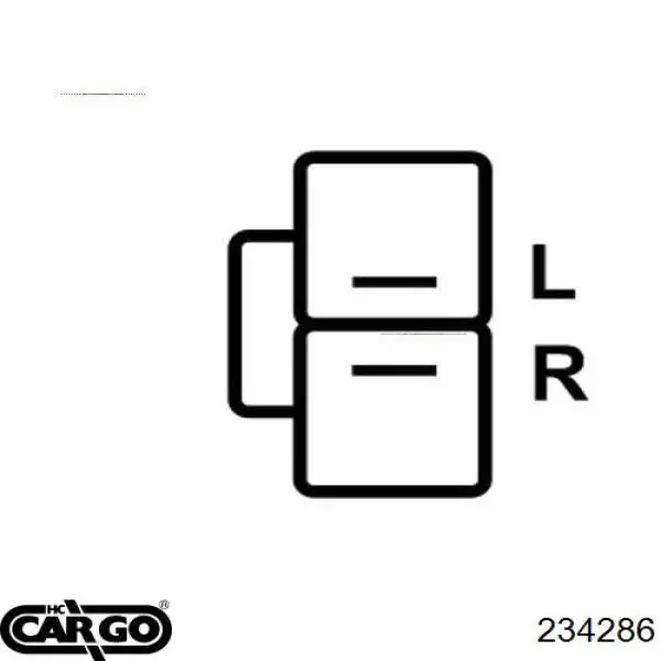 234286 Cargo relê-regulador do gerador (relê de carregamento)