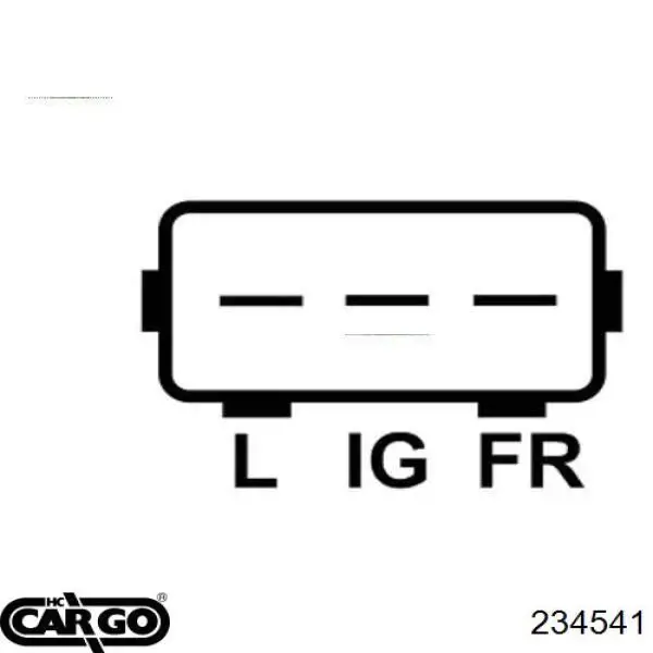 234541 Cargo relê-regulador do gerador (relê de carregamento)