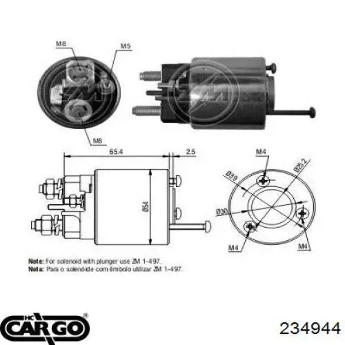 Втягивающее VALEO 594449 цена, от 15.84 USD