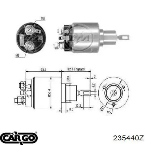 Купить 235440Z Cargo Бендикс стартера