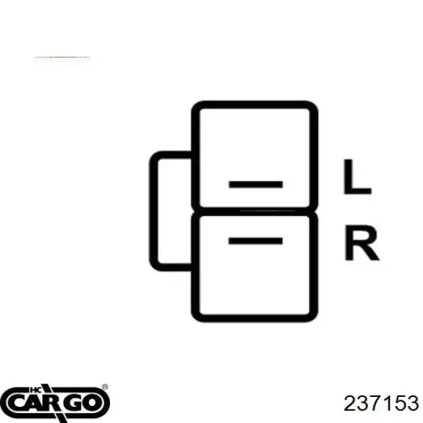 Реле регулятор генератора Cargo 237153