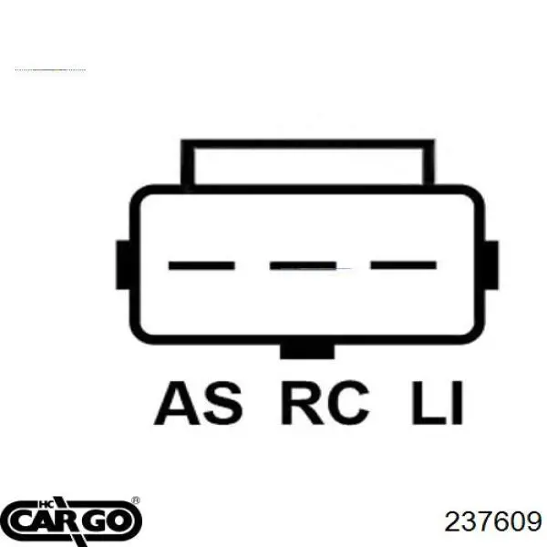 Regulador de voltaje alternador 237609 Cargo