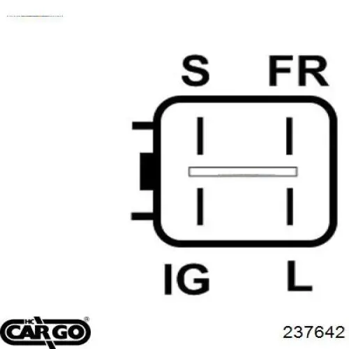 237642 Cargo реле-регулятор генератора (реле зарядки)