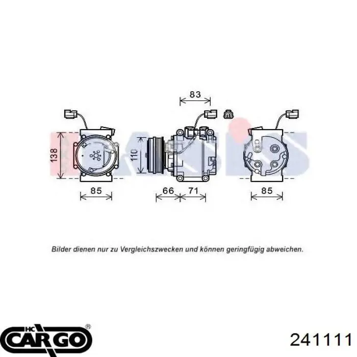 97701-1J000 R Hyundai/Kia compressor de aparelho de ar condicionado