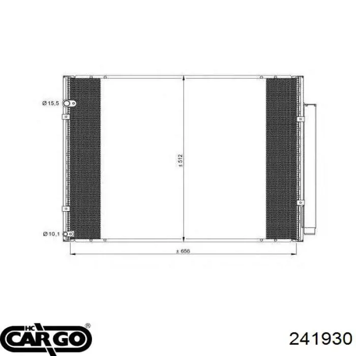 Компрессор кондиционера 241930 Cargo