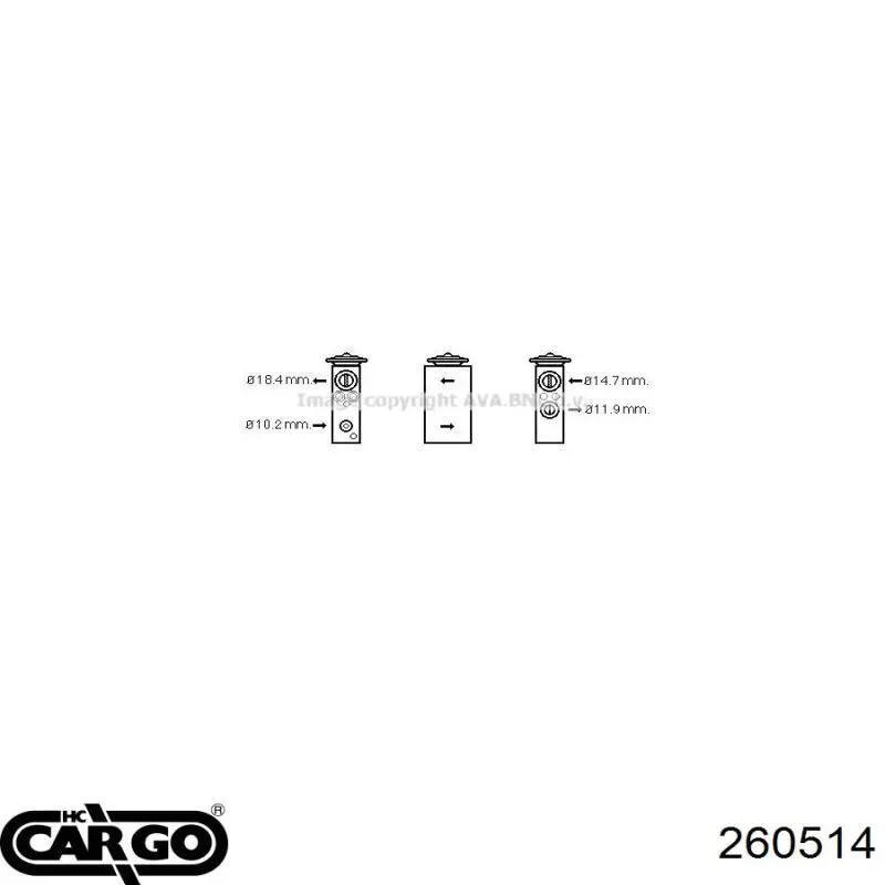 Купить 46770821 Fiat/Alfa/Lancia Клапан TRV кондиционера