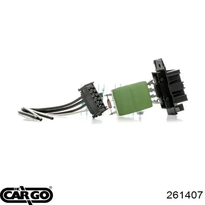 261407 Cargo резистор (сопротивление вентилятора печки (отопителя салона))