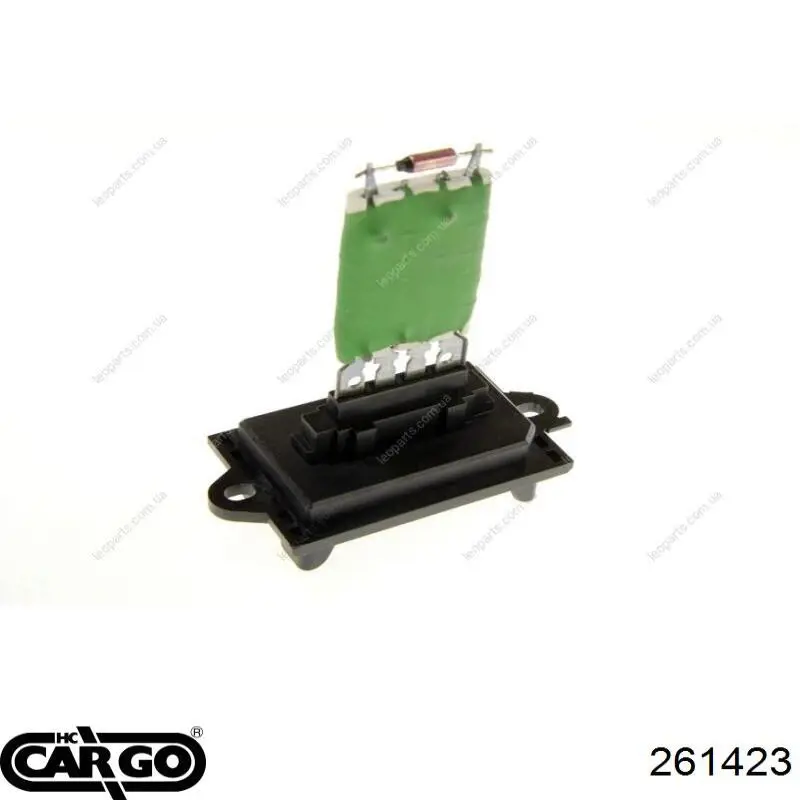Резистор (сопротивление) вентилятора печки (отопителя салона) Cargo 261423
