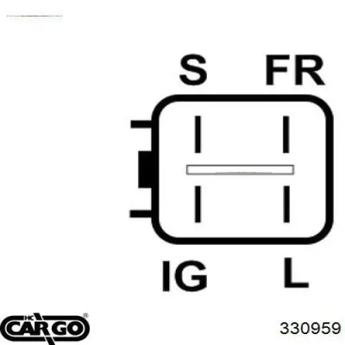 Реле генератора 330959 Cargo