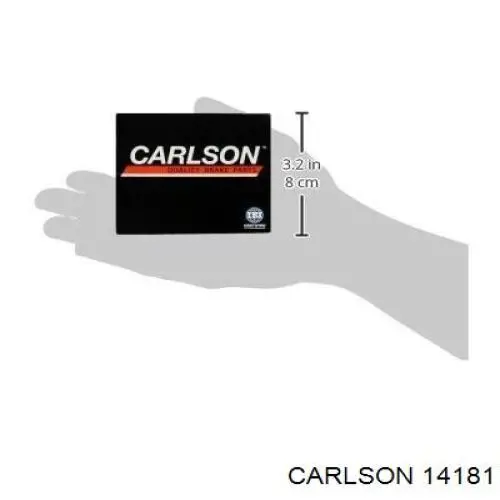 14181 Carlson направляющая суппорта переднего